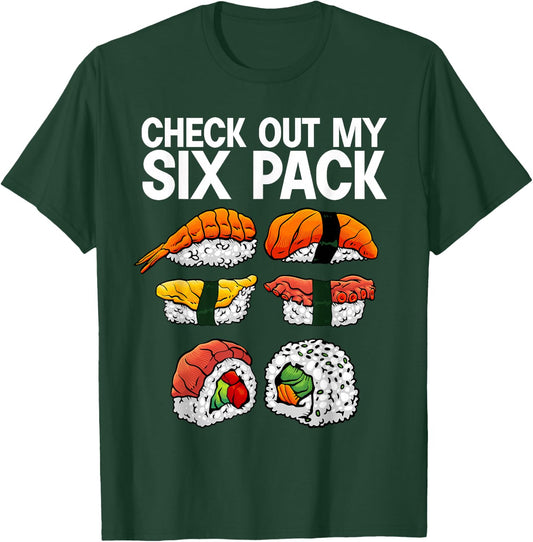 Cool Sushi Women Salmon Sushi Lovers Japanese Food T-Shirt - T-Shirt | Forest
