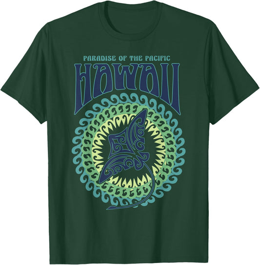 Hawaiian Stingray, Hawaii shirt for tourist, Tribal shirt T-Shirt - T-Shirt | Forest