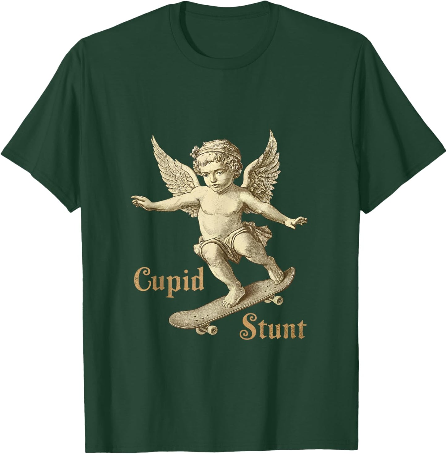 Unhinged Cringe Cupid Stunt Funny Inappropriate Embarrassing T-Shirt - T-Shirt | Forest