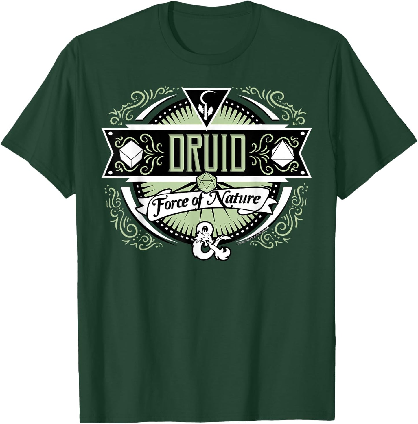 Dungeons & Dragons Druid Force Of Nature T-Shirt - T-Shirt | Forest