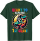 First day back to School 1st grade Astronaut Dinosaur boys T-Shirt - T-Shirt | Forest