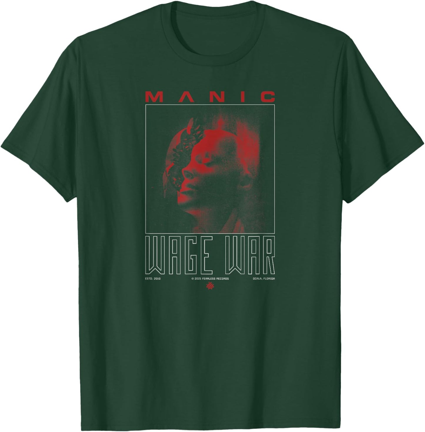Wage War - Manic Cover T-Shirt - T-Shirt | Forest