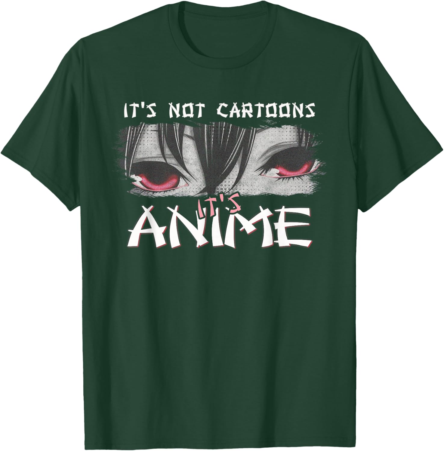 Japanese Animation Characters Its Not Cartoons It's Anime T-Shirt - T-Shirt | Forest