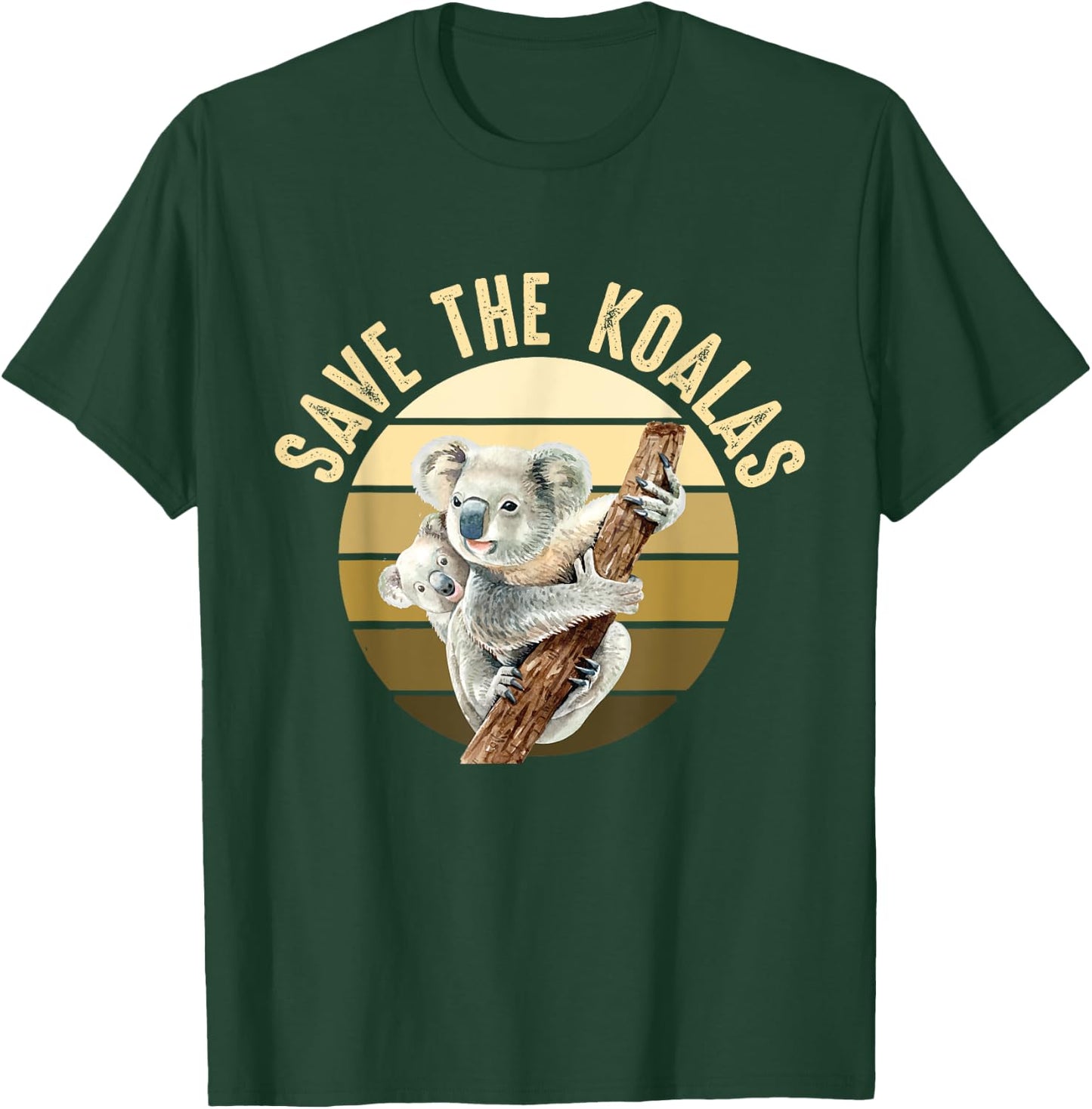 Save the Koalas Koala Koala Bear Australia Rescue Protect T-Shirt - T-Shirt | Forest