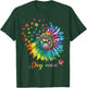 Sunflower Dog Mom Tie Dye Dog Lover Funny T-Shirt - T-Shirt | Forest