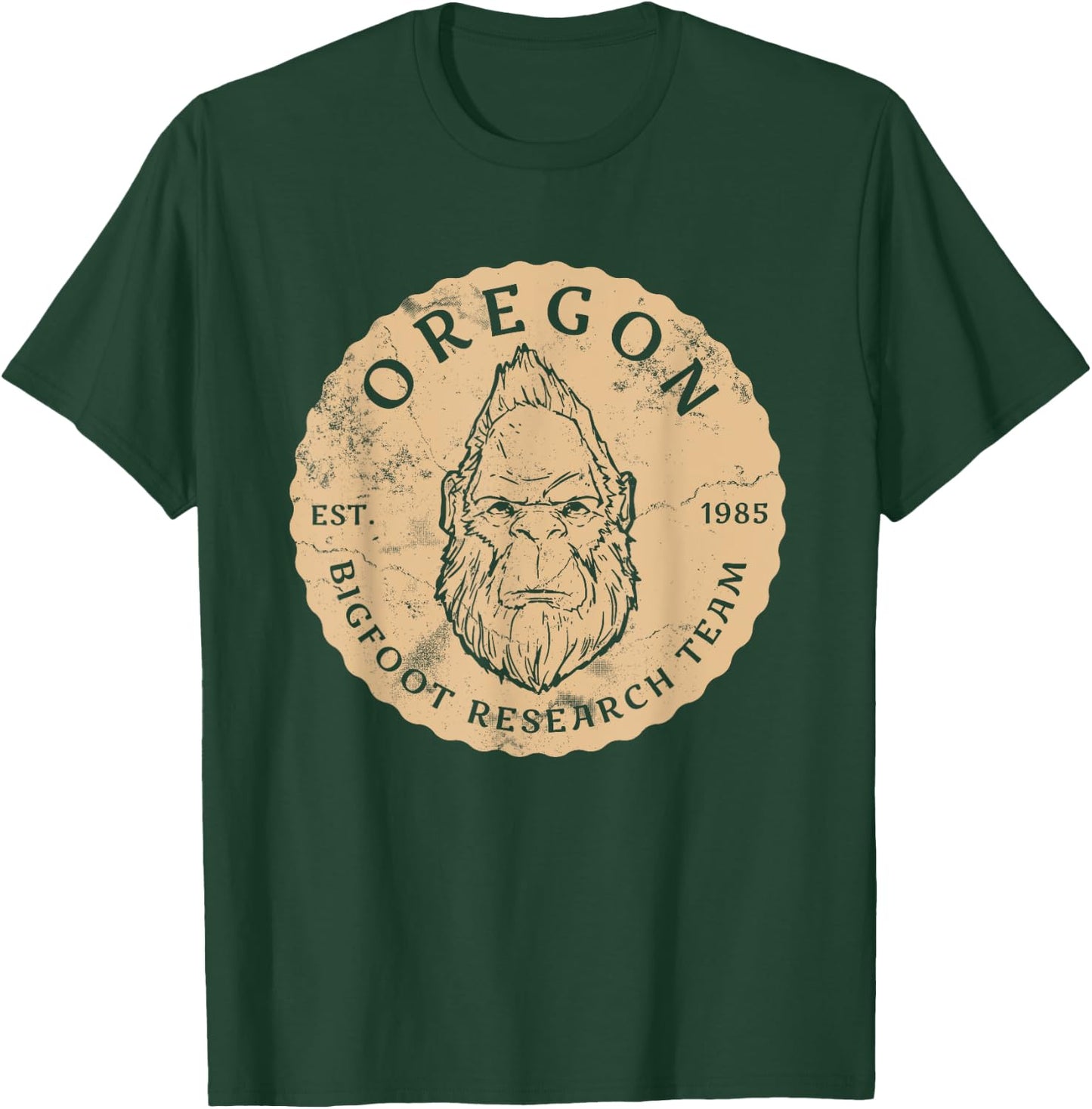Bigfoot Research Team for Oregon Sasquatch Believers T-Shirt - T-Shirt | Forest