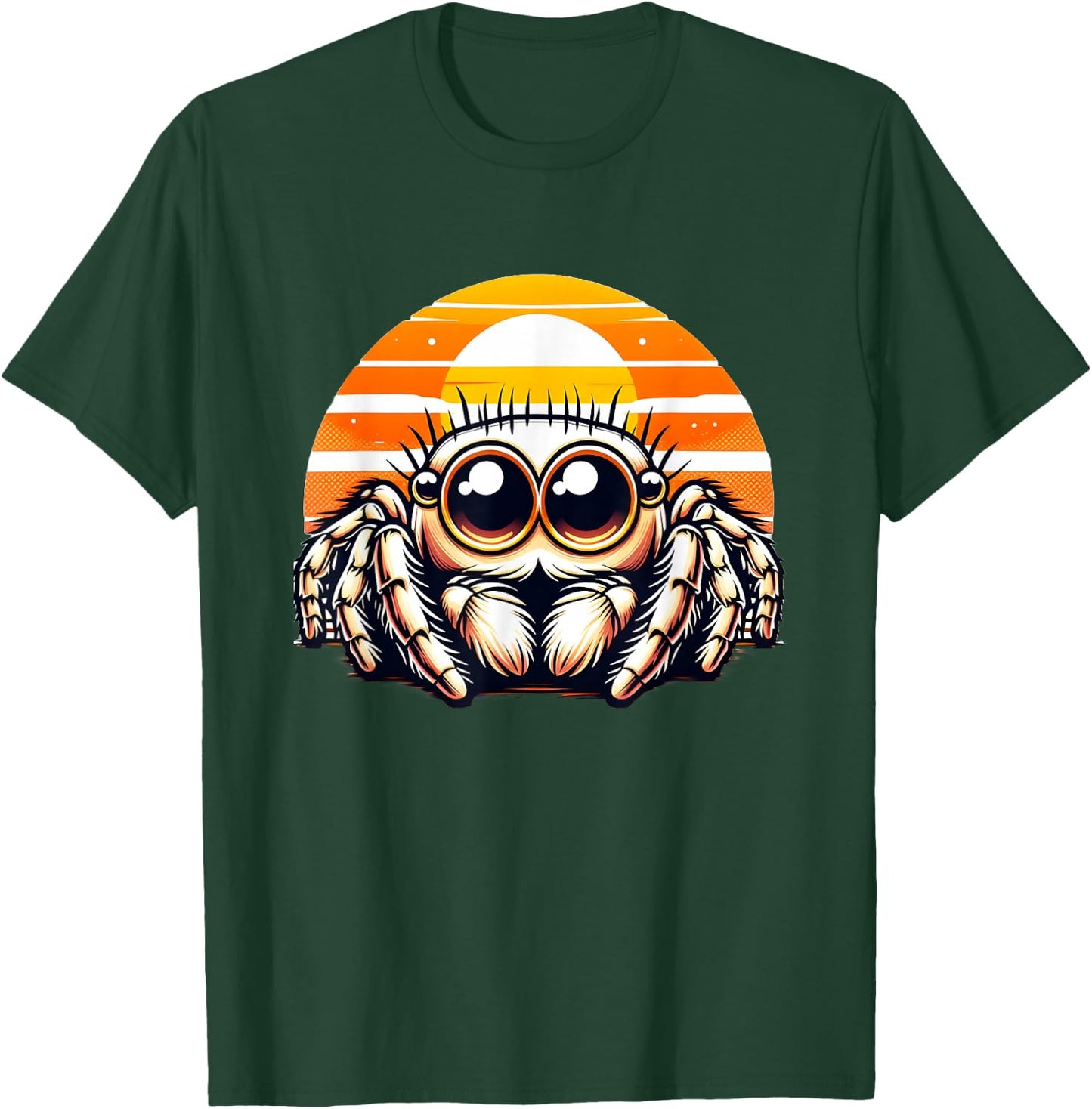 Sunset Jumping Spider T-Shirt - T-Shirt | Forest