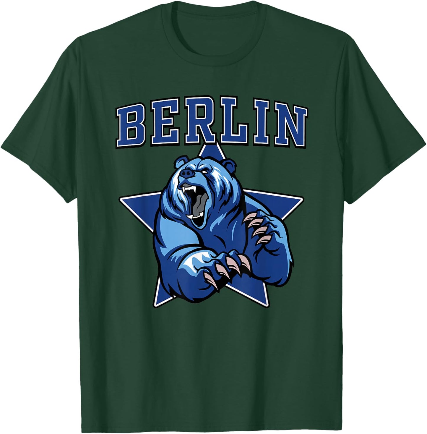 Berlin Bears High School Team Spirit T-Shirt - T-Shirt | Forest