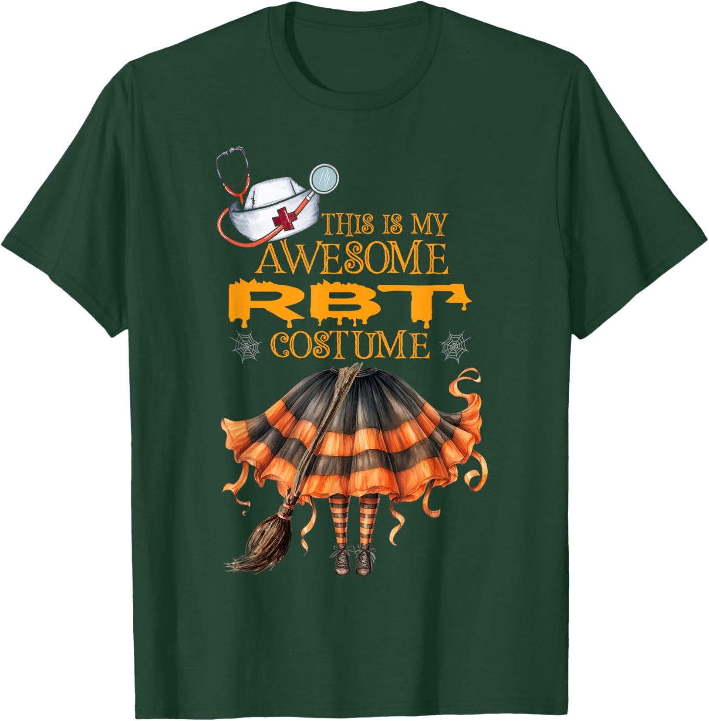 RBT Costume Witch Halloween Registered Behavior Technician T-Shirt - T-Shirt | Forest
