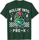 Rollin Into PreK Dinosaur Back to School I’m Ready for Pre K T-Shirt - T-Shirt | Forest