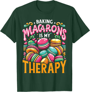 French Macaroon Macaron Lover Baking T-Shirt - T-Shirt | Forest