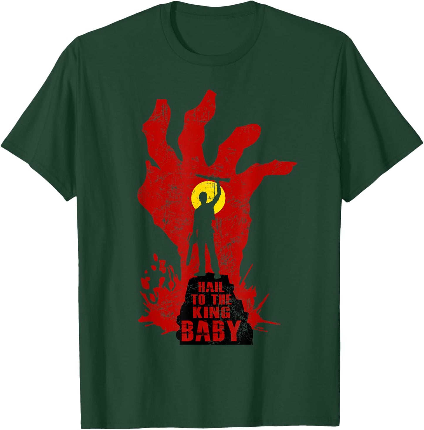 Hails To Graphic Halloween Funny Outfits Horror Movies Kings T-Shirt - T-Shirt | Forest