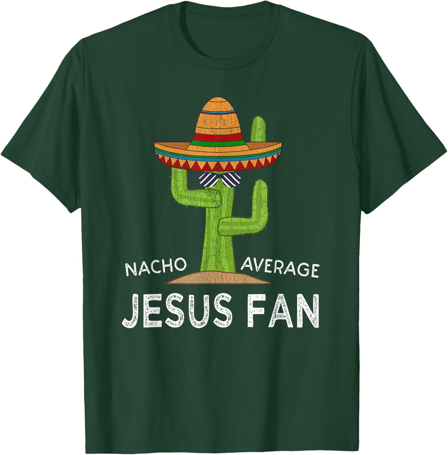 Fun Hilarious Religious Saying | Funny Jesus Fan T-Shirt - T-Shirt | Forest