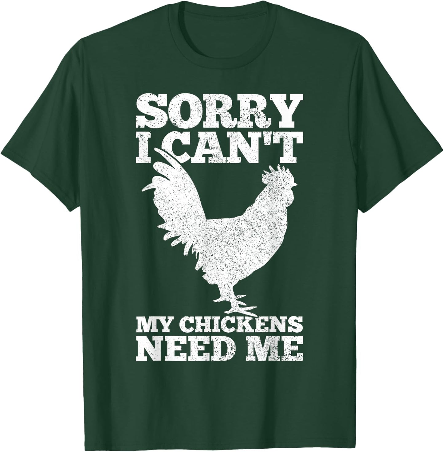 Chicken Mom Dad Funny Poultry Farmer Chicken Lover Gift T-Shirt - T-Shirt | Forest