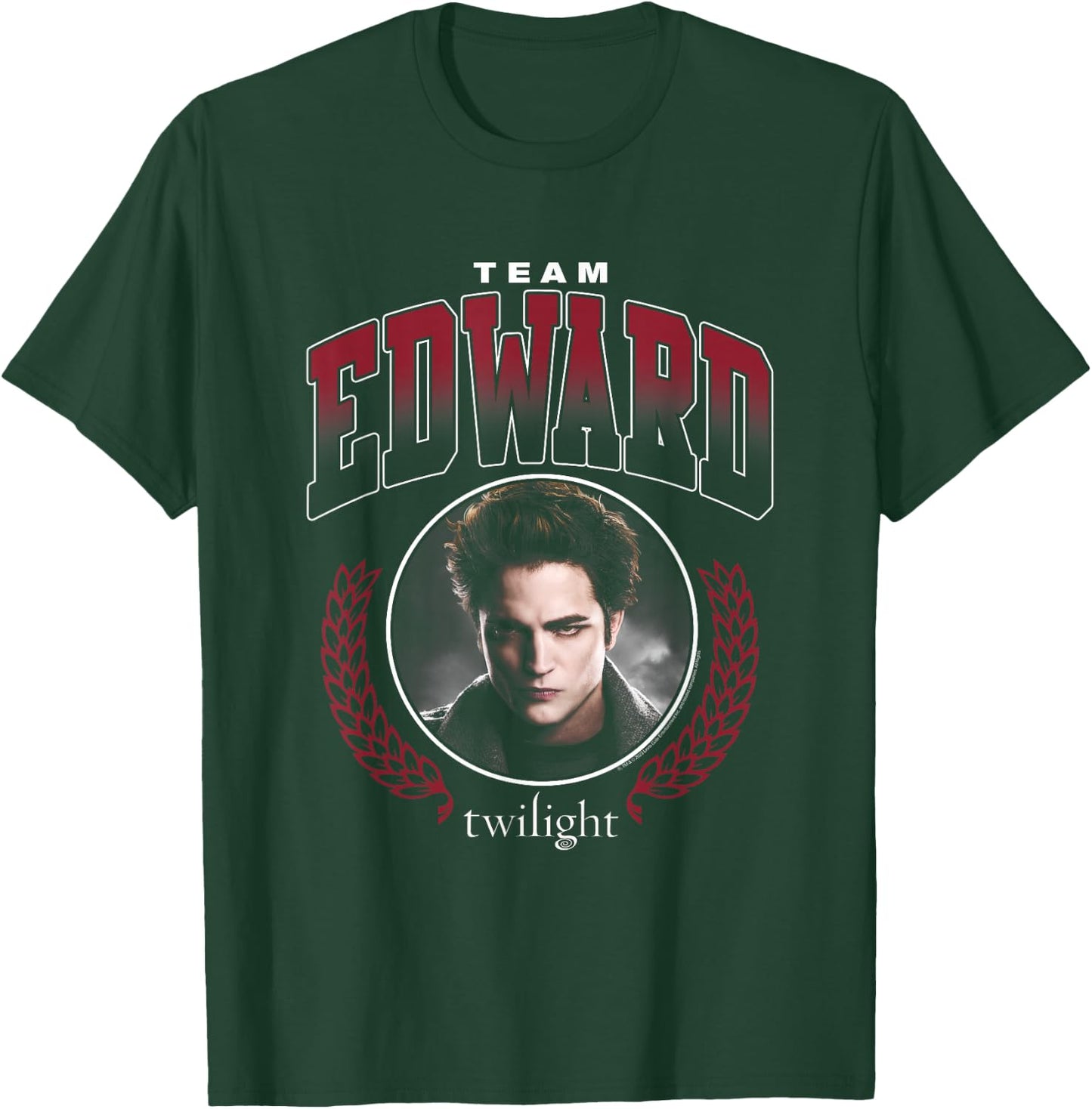 Twilight Team Edward Portrait T-Shirt - T-Shirt | Forest