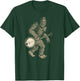 Grassquatch! Vintage Bigfoot & Bluegrass Banjo Music T-Shirt - T-Shirt | Forest