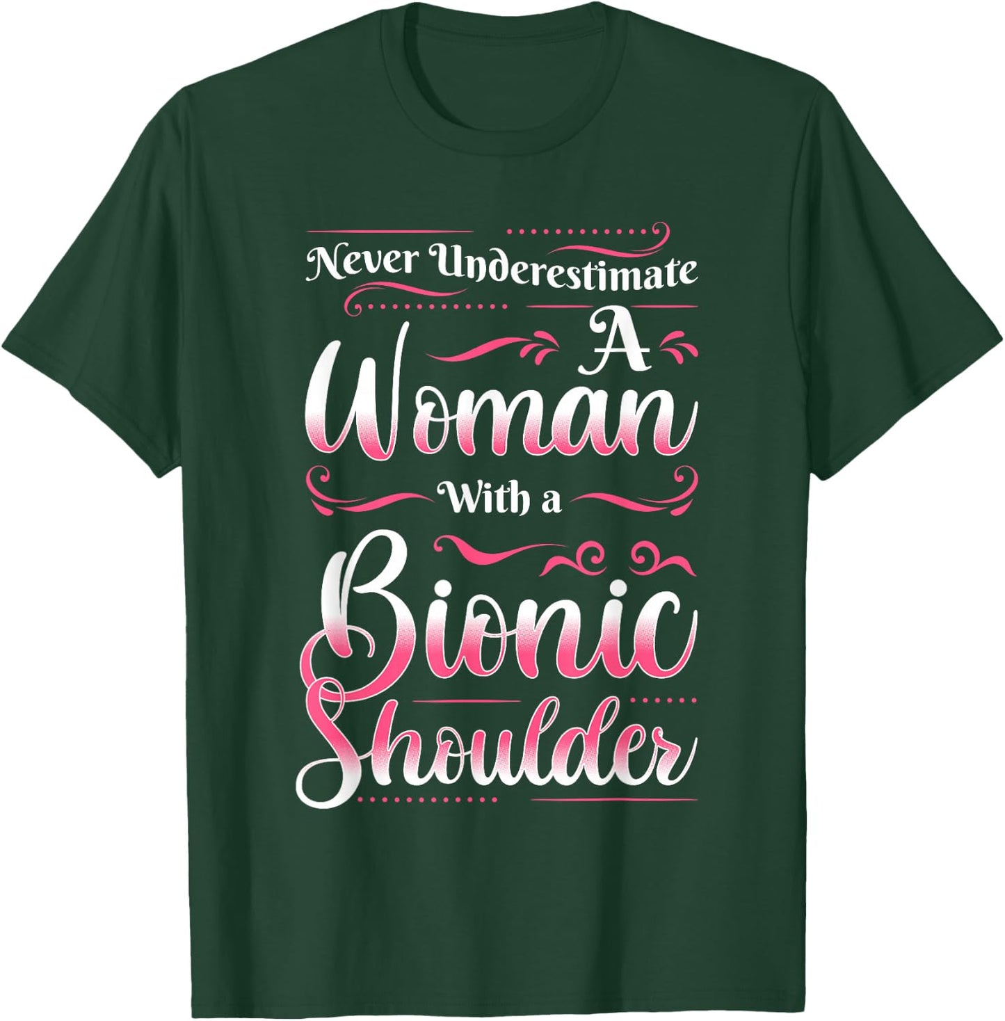 Shoulder Replacement Surgery Joint Glenohumeral Arthroplasty T-Shirt - T-Shirt | Forest