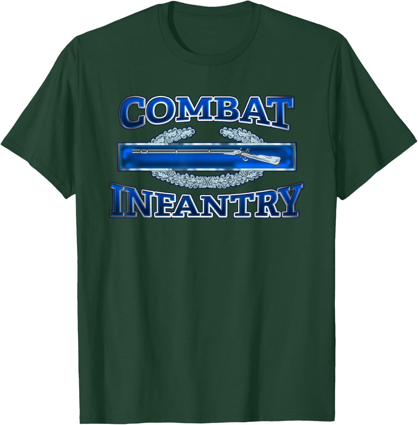 US Army Clothing Combat Infantry Hi-Res 3D T-Shirt - T-Shirt | Forest