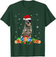 Australian Cattle Dog Christmas Lights Puppy Dog Lover Women Kids T-Shirt - T-Shirt | Forest
