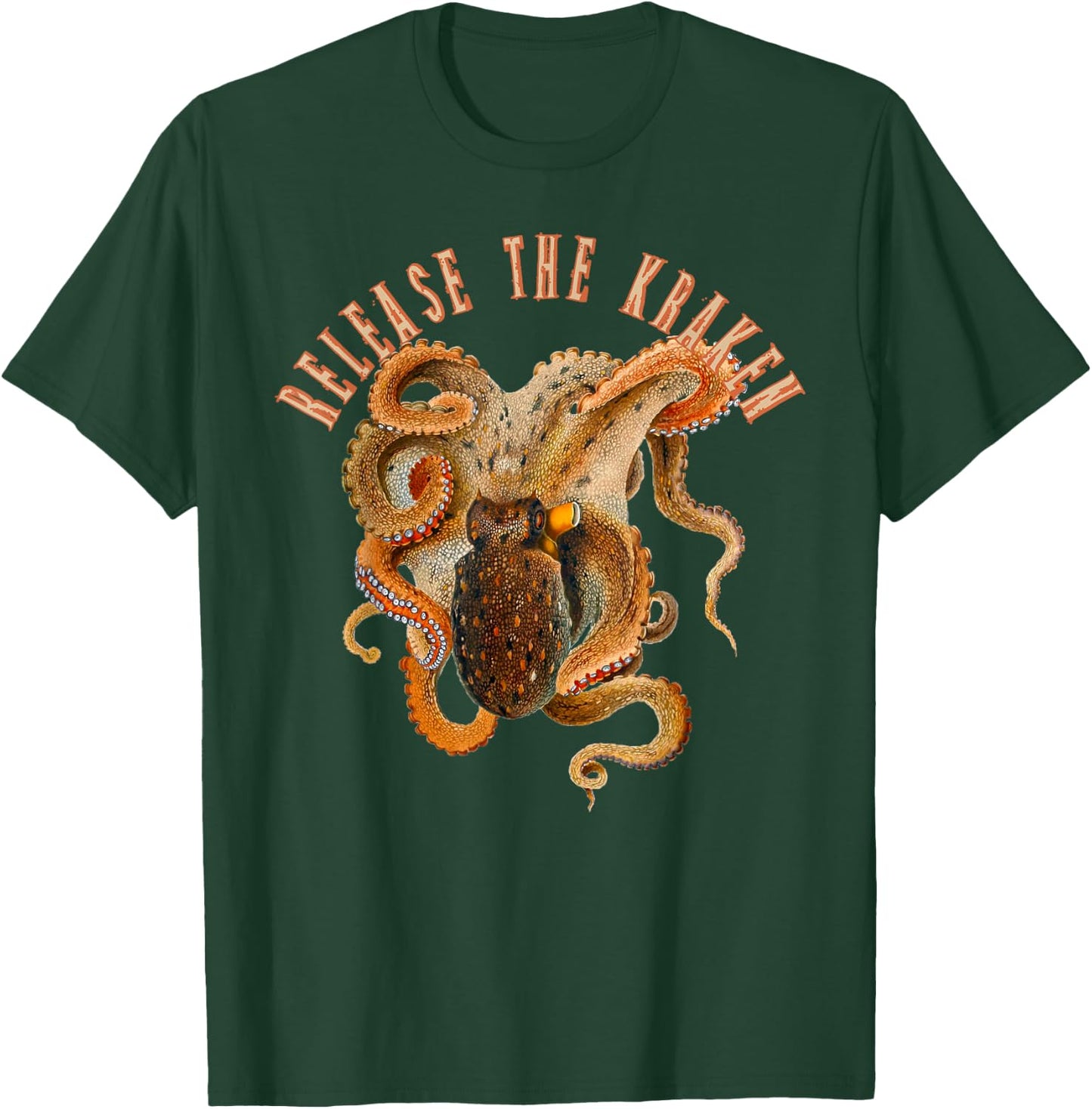 Release The Kraken T-Shirt - T-Shirt | Forest
