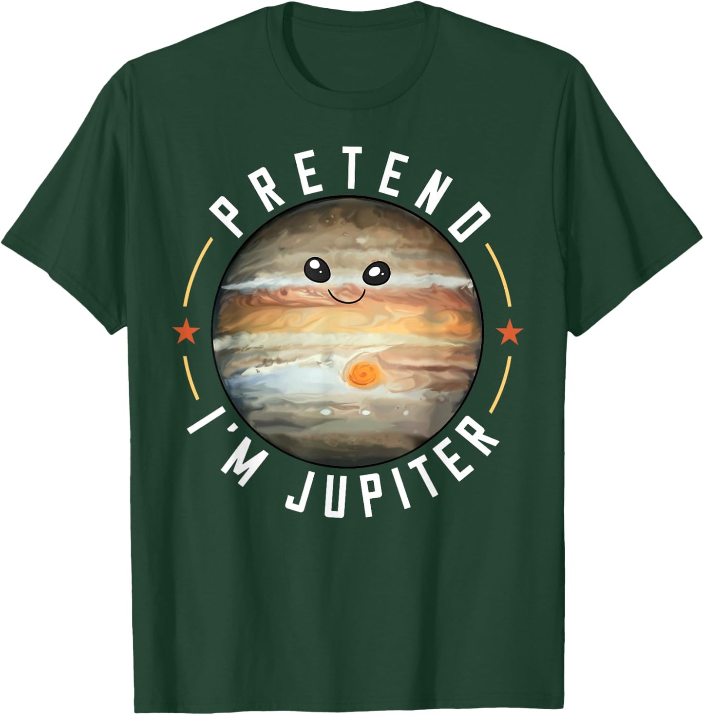 Jupiter Planet Ring Solar System T-Shirt - T-Shirt | Forest