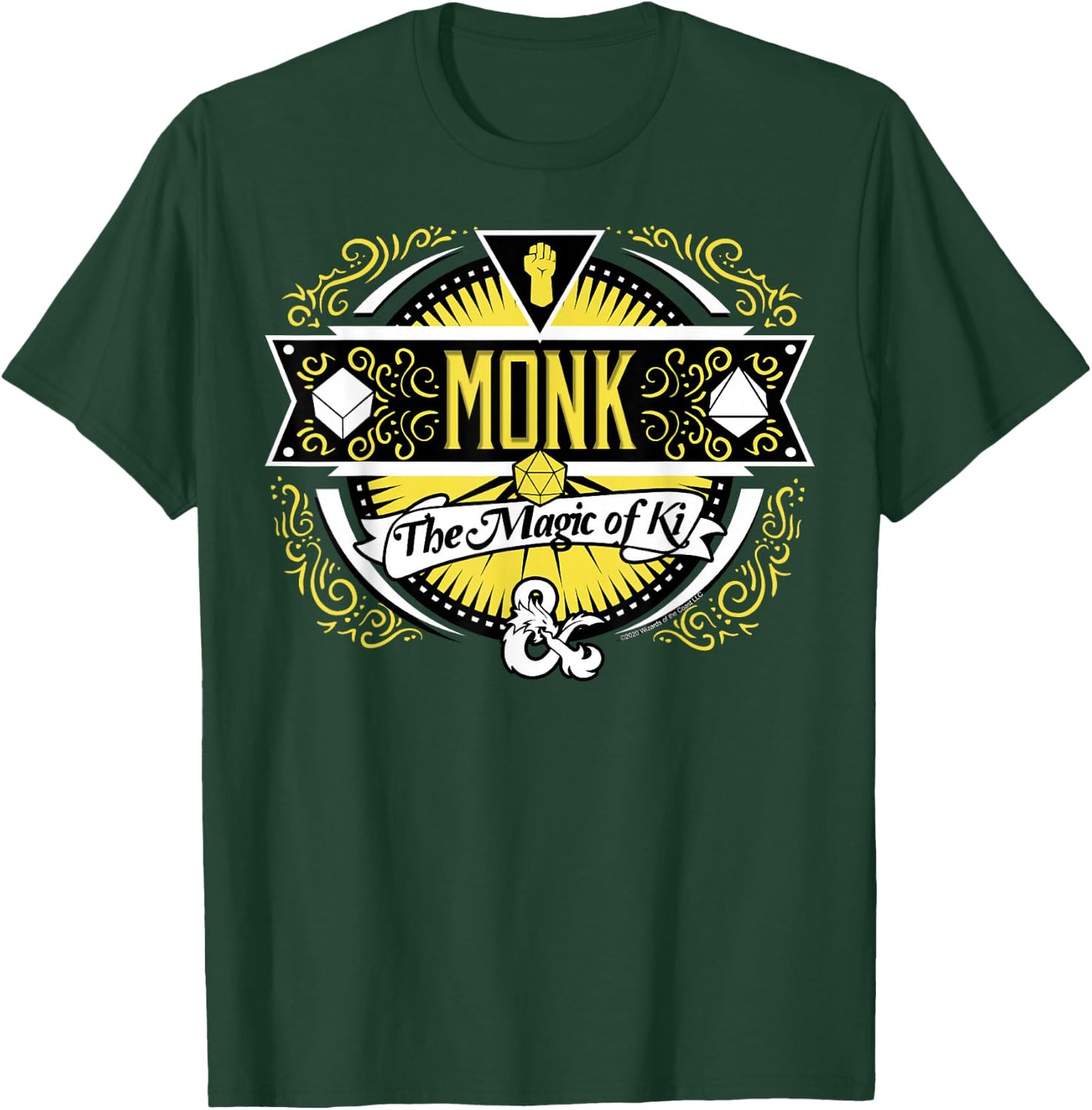 Dungeons & Dragons Monk The Magic Of Ki T-Shirt - T-Shirt | Forest
