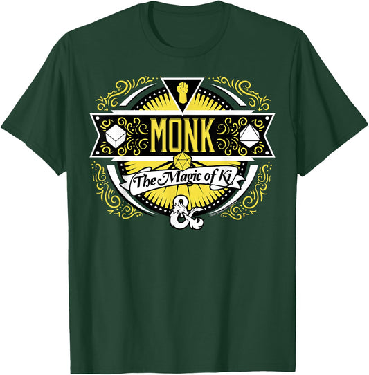 Dungeons & Dragons Monk The Magic Of Ki T-Shirt - T-Shirt | Forest