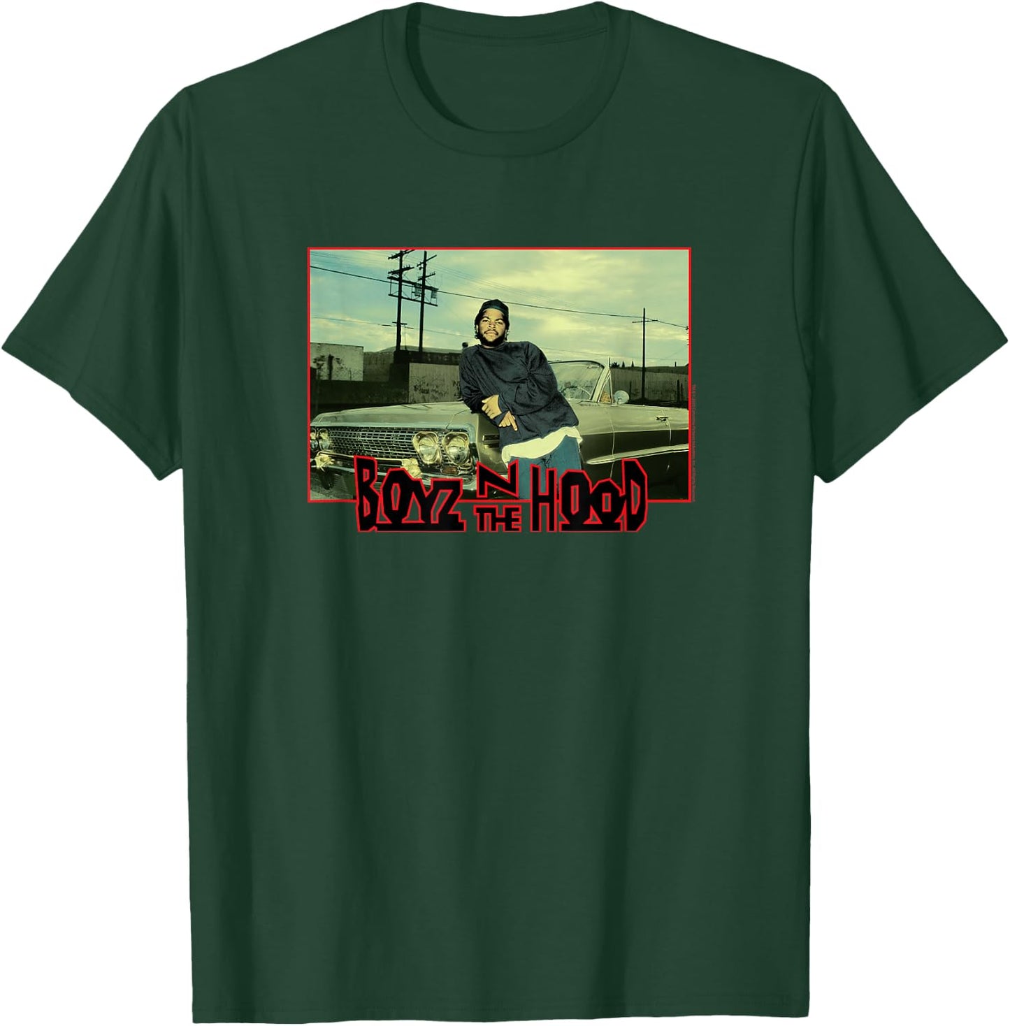 Boyz n The Hood with Car T-Shirt - T-Shirt | Forest