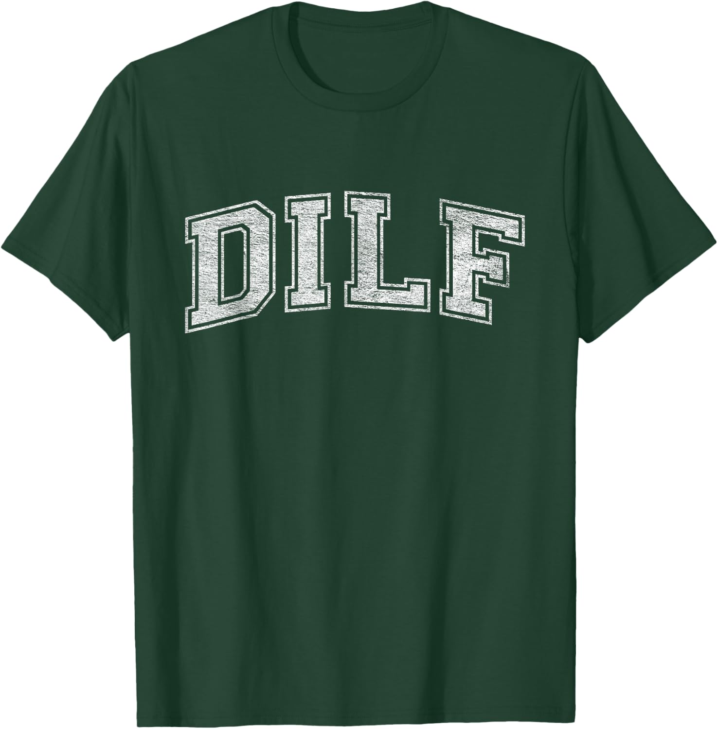 DILF Varsity Style DAD Older More Mature Men T-Shirt - T-Shirt | Forest