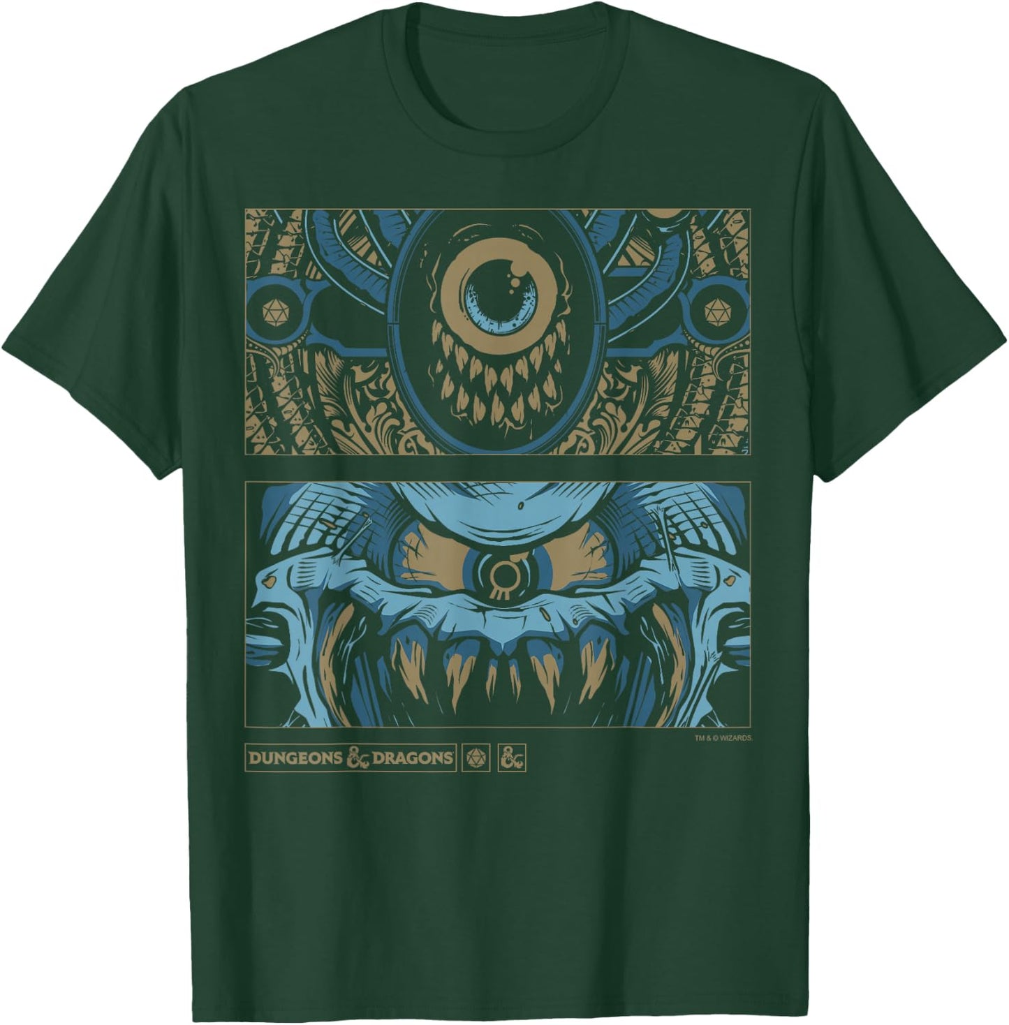 Dungeons & Dragons Beholder Panels T-Shirt - T-Shirt | Forest