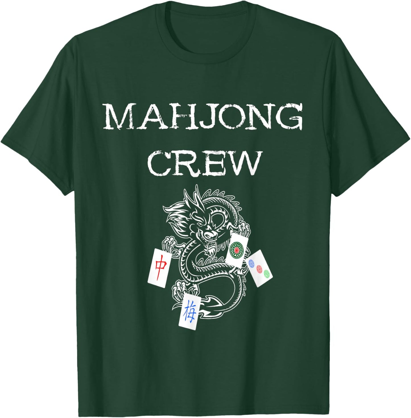 Mahjong Crew Mah Jongg Squad Team Chinese Game Set Group T-Shirt - T-Shirt | Forest
