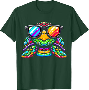 Tie-Dye Turtle Peace Hippie T-Shirt - T-Shirt | Forest