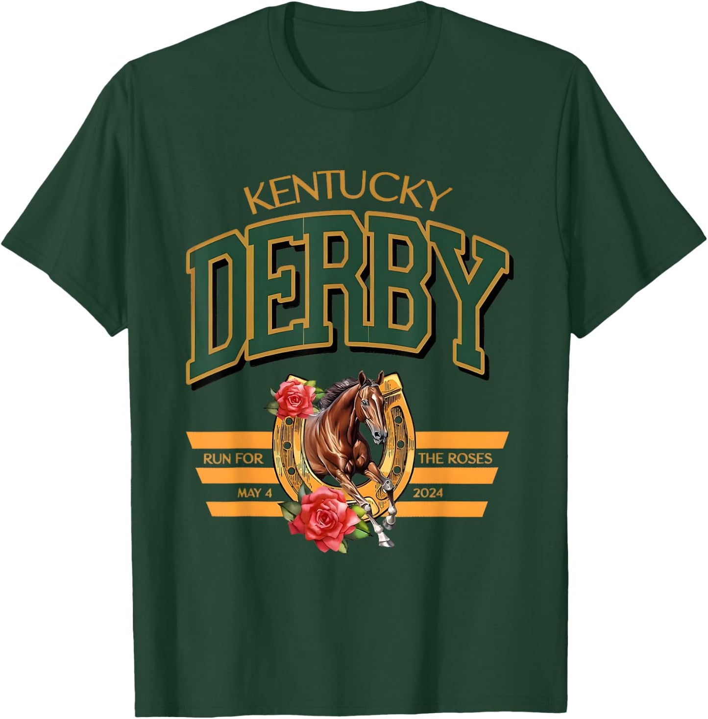 Vintage It's Derby 150 Yall 150th Horse Racing KY Derby Day T-Shirt - T-Shirt | Forest