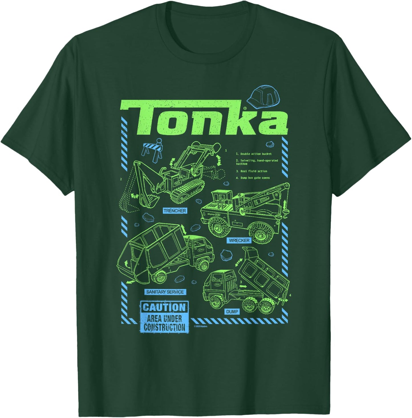Tonka Truck Schematics T-Shirt - T-Shirt | Forest