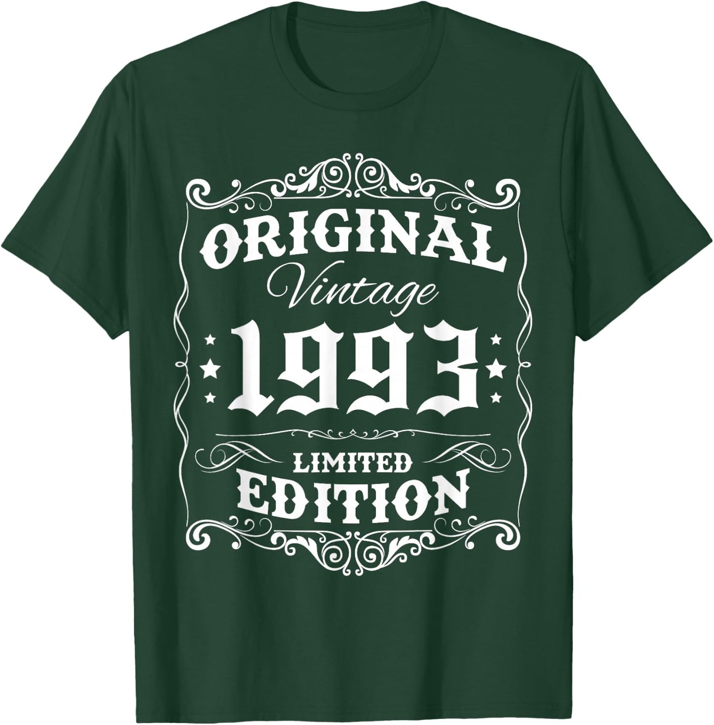Original Vintage 1993 Limited Edition Classic 1993 Men Women T-Shirt - T-Shirt | Forest