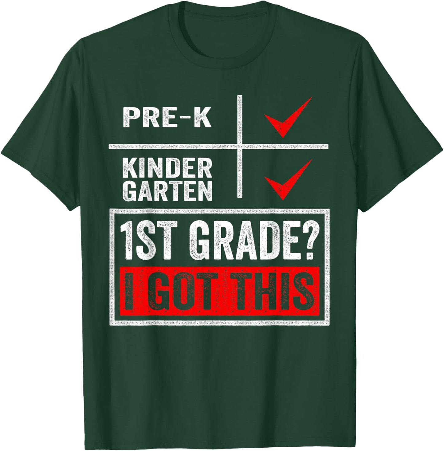 First Day Of First Grade Shirt Boys Girls Back To School T-Shirt - T-Shirt | Forest