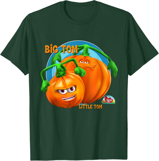 Spookley the Square Pumpkin Little Tom and Big Tom Character T-Shirt - T-Shirt | Forest