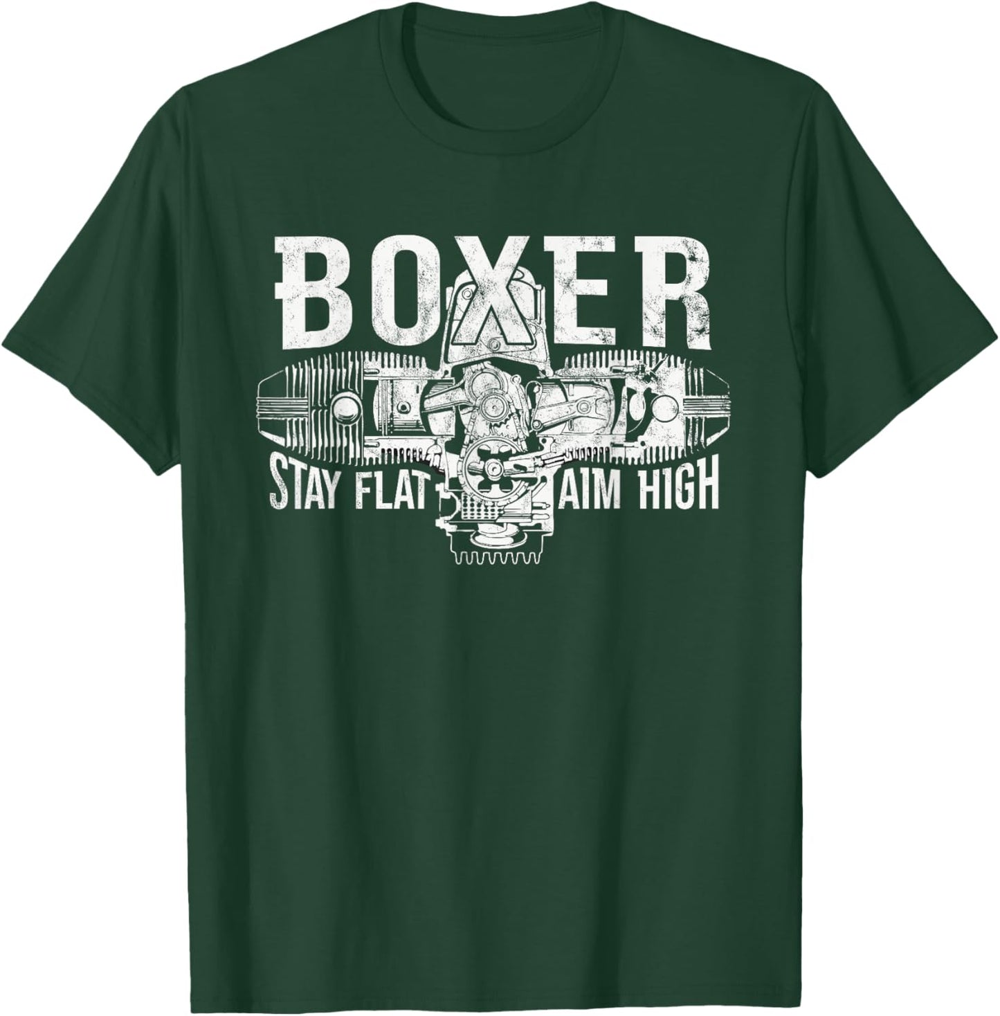 Boxer Motorcycle Biker Boxer Engine Double Cylinder T-Shirt - T-Shirt | Forest