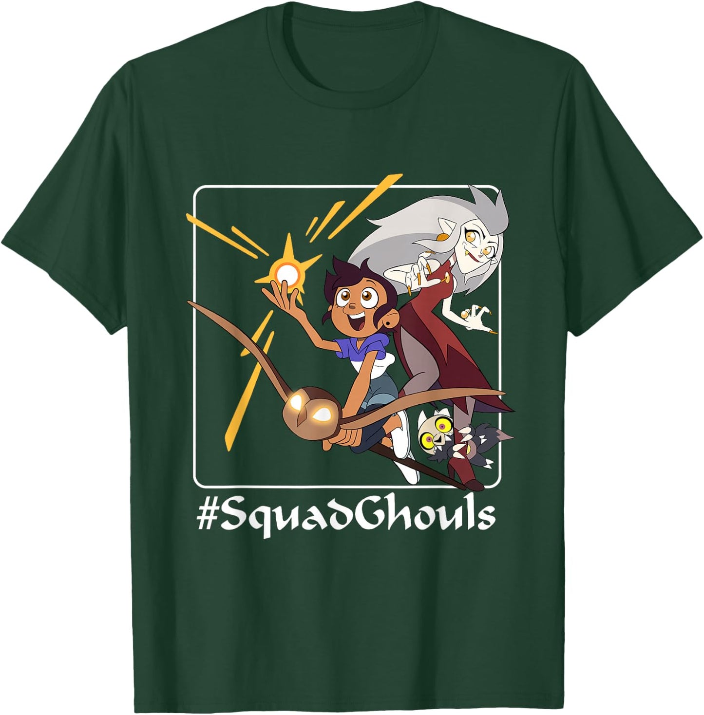 Disney Channel The Owl House #SquadGhouls Small T-Shirt - T-Shirt | Forest