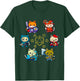 RPG Gamer Cats D20 Dice Nerdy Geek Cat Men Women Kids T-Shirt - T-Shirt | Forest