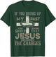 If You Bring Up My Past You Should Know That Jesus Dropped T-Shirt - T-Shirt | Forest