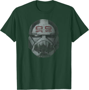 Star Was The Clone Wars The Bad Batch Wrecker Helmet T-Shirt - T-Shirt | Forest