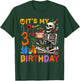 It's My 3rd Birthday Halloween Skeleton Matching Party T-Shirt - T-Shirt | Forest