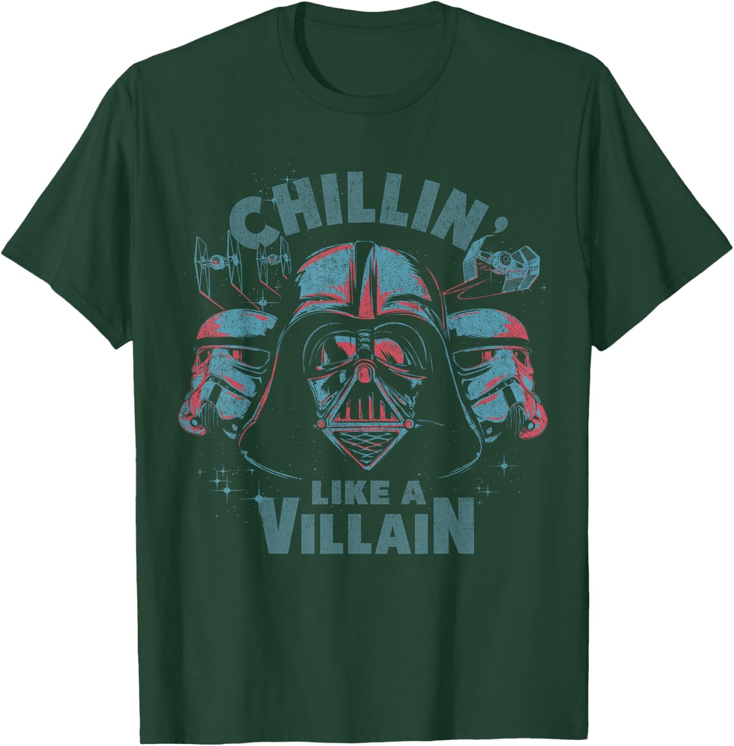 Star Wars Darth Vader Chillin Like A Villain T-Shirt - T-Shirt | Forest