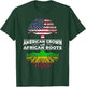 US Flag Pride African American Heritage Black History Month T-Shirt - T-Shirt | Forest