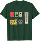 Amplifier Electric Bass Acoustic Amp Musician Gift Guitar Player Pedal Board Guitarist Gifts | Playing Guitars T-Shirt - T-Shirt | Forest
