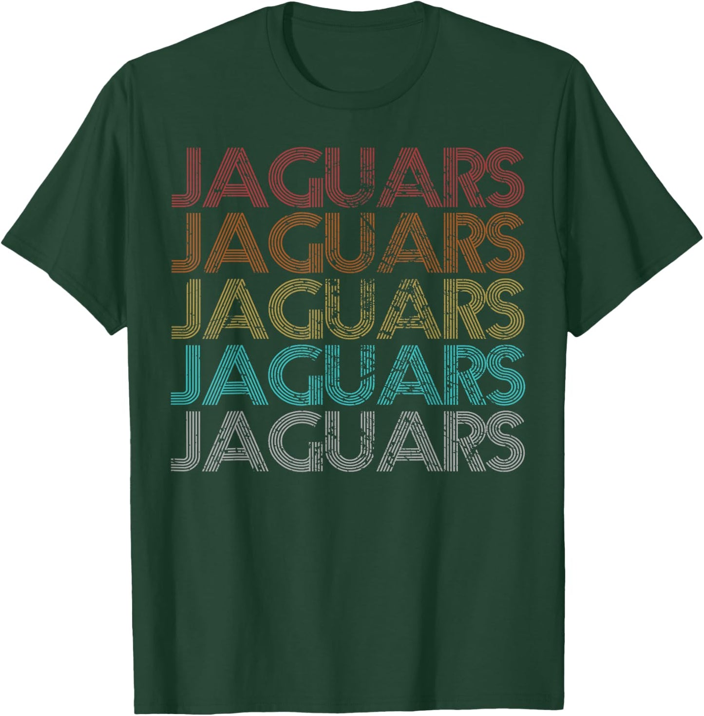 Retro Vintage Jaguars T-Shirt - T-Shirt | Forest