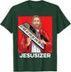Jesusizer Holy Synthesizer Analog Jesus Synth Music Nerd T-Shirt - T-Shirt | Forest