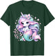Unicorn Mermaid Girls Birthday Party Mermicorn T-Shirt - T-Shirt | Forest