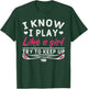Hockey Player Women Girls Kids Gift Funny Ice Hockey T-Shirt - T-Shirt | Forest